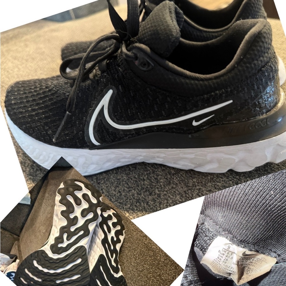 Nike Black and White Athletic Sneakers